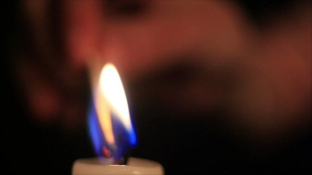 candle is lit matchstick 2