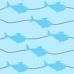 Background with fish