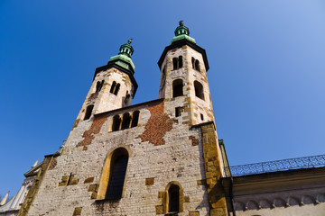 Fototapeta na wymiar Budynki katedra w Krakowie