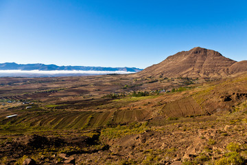 Obraz premium Desolate mountain landscape