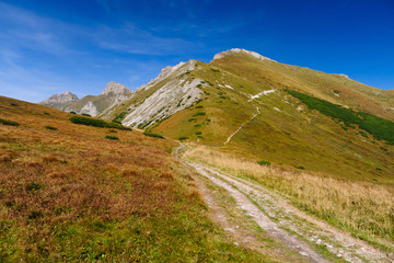 Autumn colors of Tatra Mountains, Slovakia