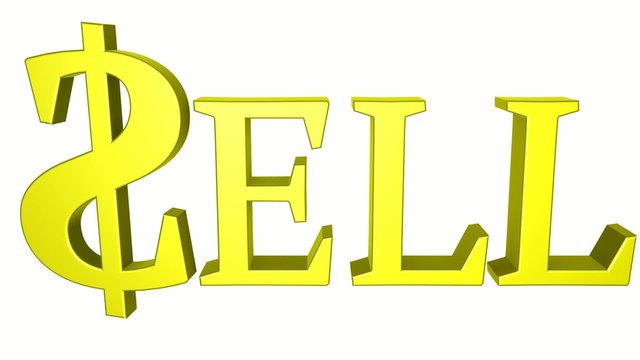 Schriftzug $ELL mit animiertem $