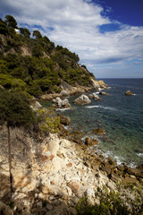 Fototapeta na wymiar landscapes of the Costa Brava