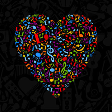 Musical heart5