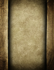paint background with wood frame