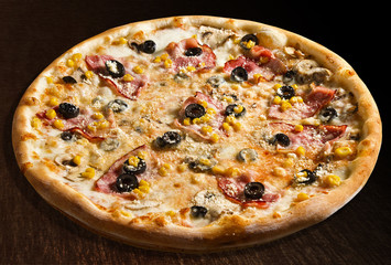 Pizza quattro stagioni  - isolated