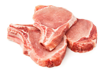 cut beef fillet on ribs
