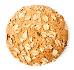 single oat cookie