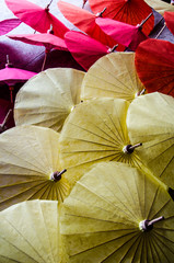 handmade umbrella in thailand