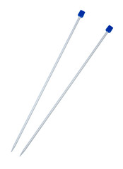 Knitting needles.