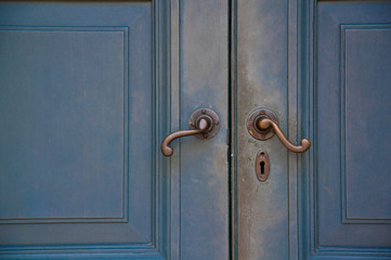 door handles lock ancient art