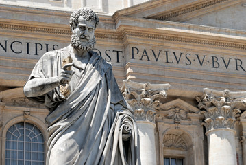 St.Peter's Statue, Saint Peter's Basilica, Vatican, Rome
