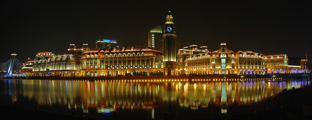 Night view of  Tianjin