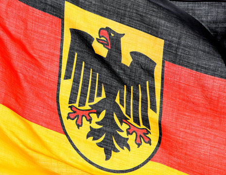 Bundesadler Deutschlandfahne