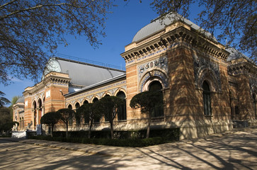 Fototapeta premium Palacio de Velazquez, Parque del Retiro, Madrid