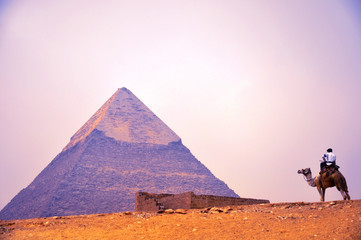 Obraz na płótnie Canvas Pyramid Giza in Cairo Egypt