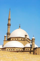 Fototapeta na wymiar Scenery of the famous Islamic castle in Cairo,Egypt