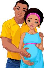 Fototapeta premium Pregnant pair