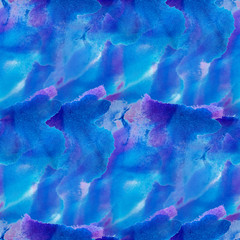 seamless blue art macro texture watercolors background