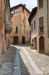 Alleyway. Castell'arquato. Emilia-Romagna. Italy.