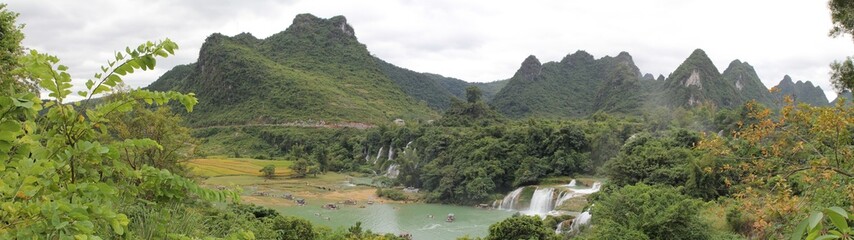 Detian Falls, at the border between China and Vietnam.