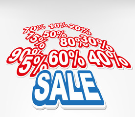 Sale background.