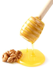 Honey with walnuts