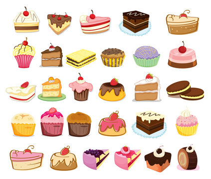 Cakes and desserts