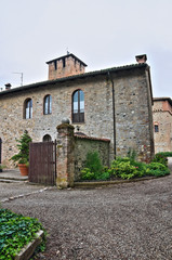 Fototapeta na wymiar Castle of Vigolzone. Emilia-Romagna. Włochy.