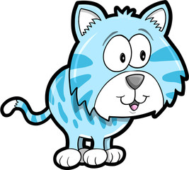 Cute Tiger Animal Vector Illustration Art