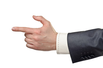 Pointing finger