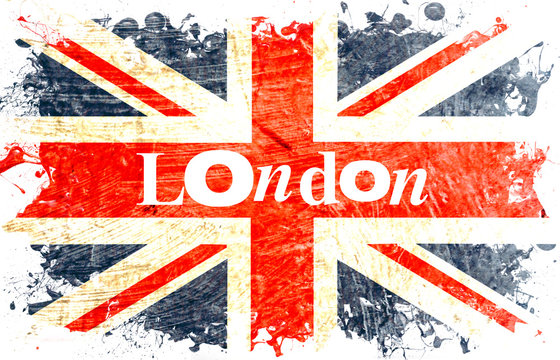 drapeau anglais decoupe london