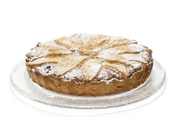 Ganzer selbst gebackener Rübli-Pie Kuchen