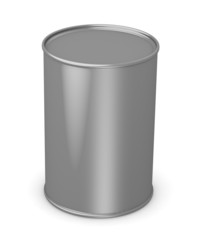 3d render of food can