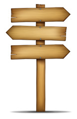 Wooden Directions Arrow Signs