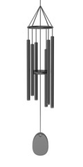 3d render of wind chimes