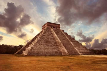 Fotobehang Mexico Kukulkan-piramide