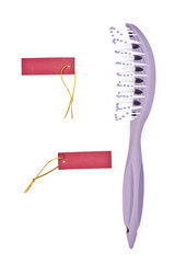 Hairbrush isolated on white