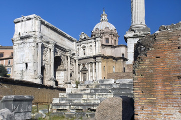 Fototapeta premium ancient ruins in Rome