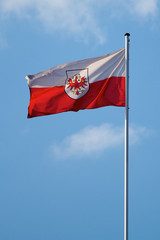 Tiroler Flagge mit Adler Wappen