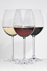 Three glasses of wine