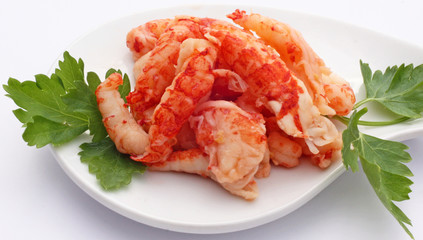 POrtion de langoustines