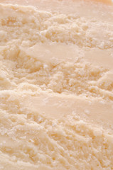 Formaggio grana, texture