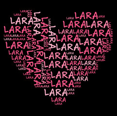 Ich liebe Lara I love Lara