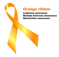 Orange ribbon