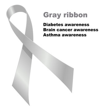 Gray ribbon