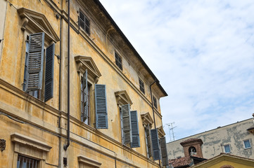 Fototapeta na wymiar Scotti Pałac. Piacenza. Emilia-Romagna. Włochy.