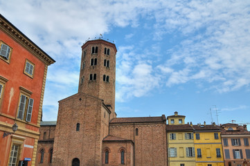 Fototapeta na wymiar Bazylika Świętego Antoniego. Piacenza. Emilia-Romagna. Włochy.