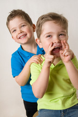 Obraz premium funny twins