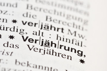 Verjährung